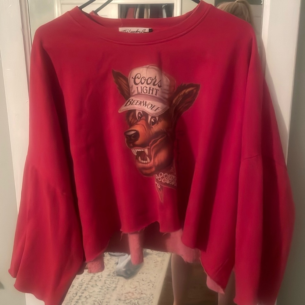 REVOLVE Red Graphic Sweatshirt